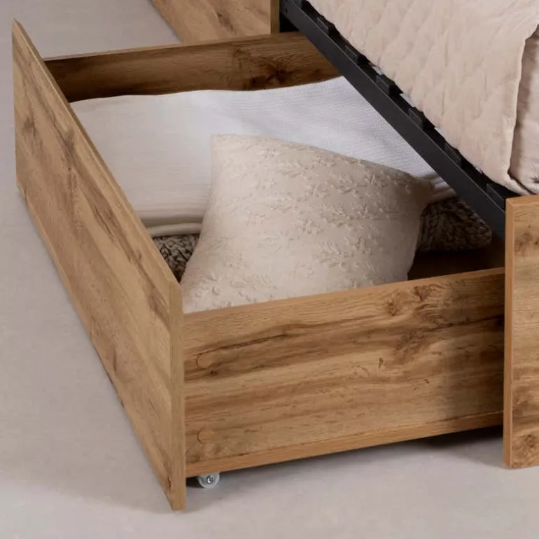 Queen Bed with 2-Drawer Storage and Headboard (60") - South Shore