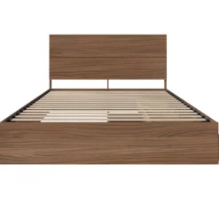 Queen Bed with 3-Drawer Storage and Headboard (60") - Nexera