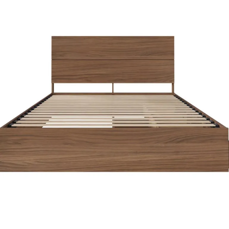 Queen Bed with 3-Drawer Storage and Headboard (60") - Nexera