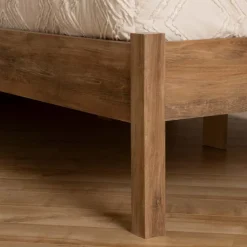Queen Bed with 2-Drawer Storage and Headboard (60