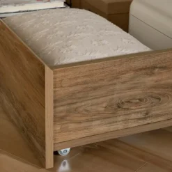 Queen Bed with 2-Drawer Storage and Headboard (60