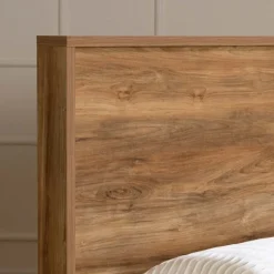 Queen Bed with 2-Drawer Storage and Headboard (60