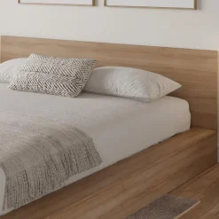 Queen Bed with Headboard (60