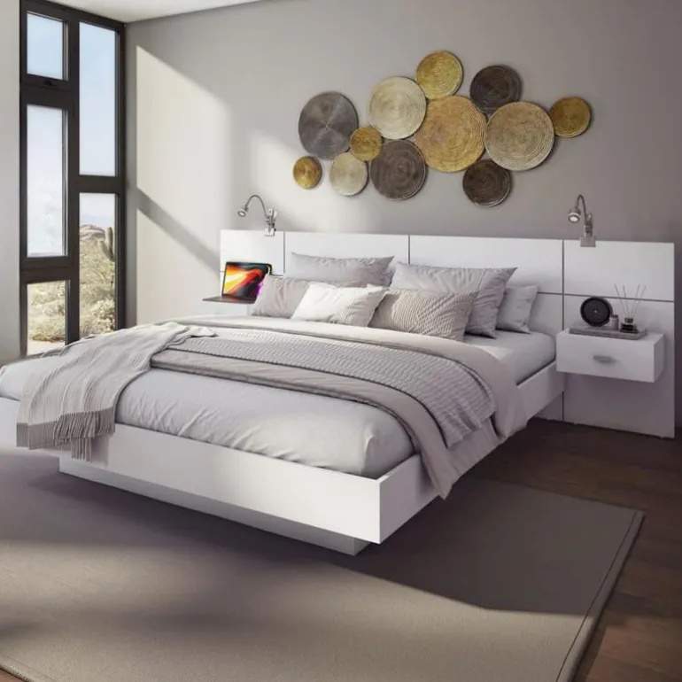 Queen Bed with Headboard (60")