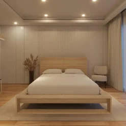 Queen Bed with Headboard (60") - Nexera