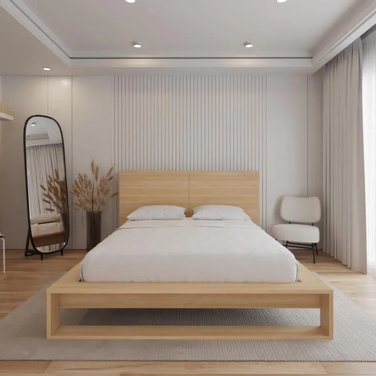 Queen Bed with Headboard (60") - Nexera
