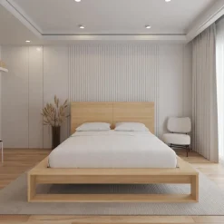 Queen Bed with Headboard (60