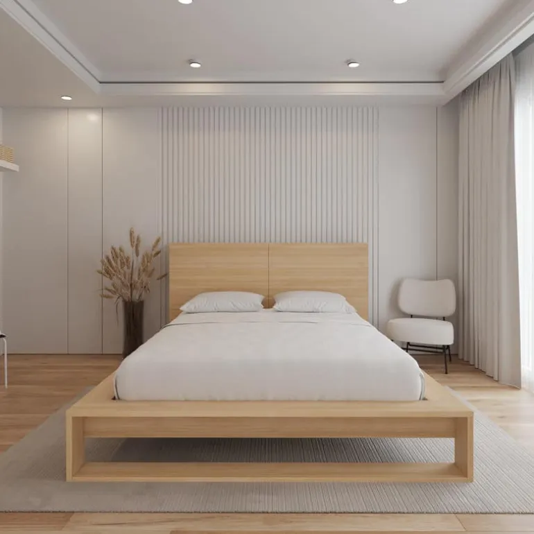 Queen Bed with Headboard (60") - Nexera