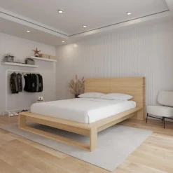 Queen Bed with Headboard (60
