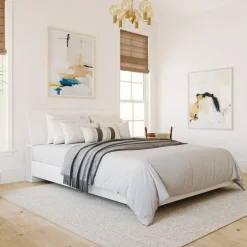 Queen Bed with Headboard (60