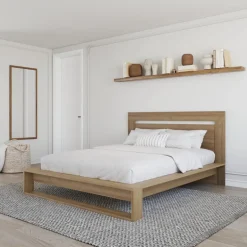 Queen Bed with Headboard (60") - Nexera