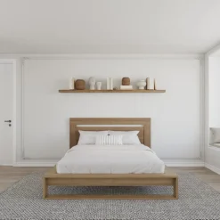 Queen Bed with Headboard (60