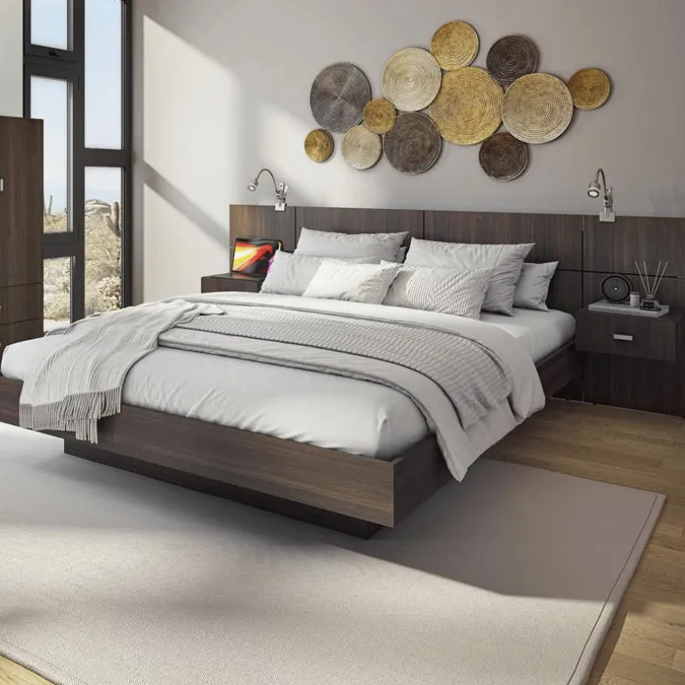 Queen Bed with Headboard (60")