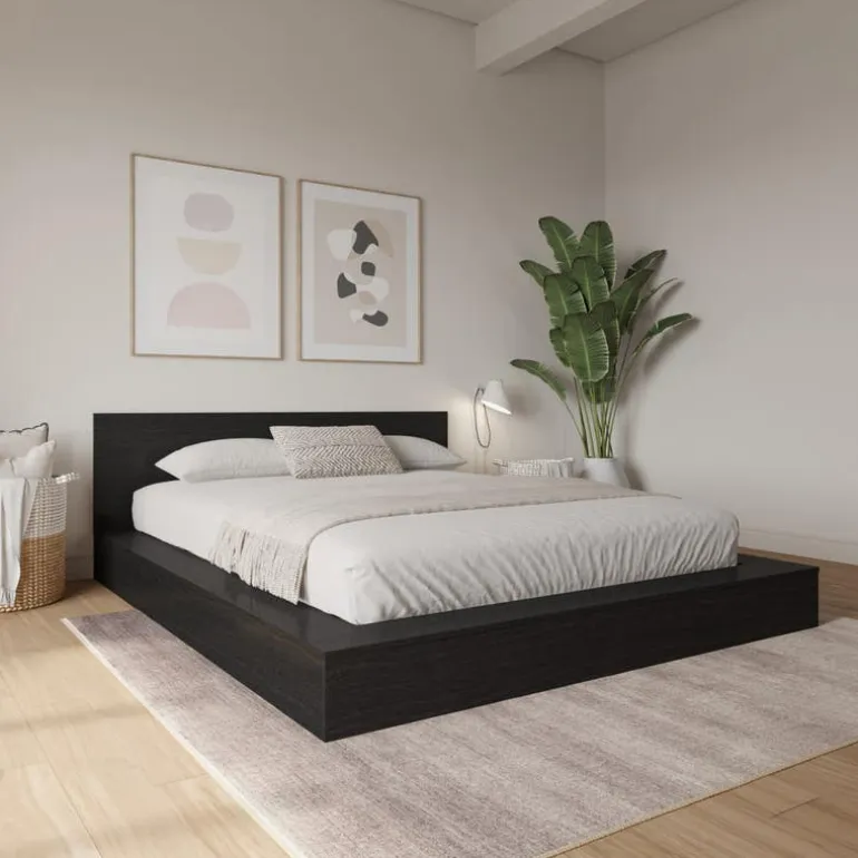 Queen Bed with Headboard (60") - Nexera