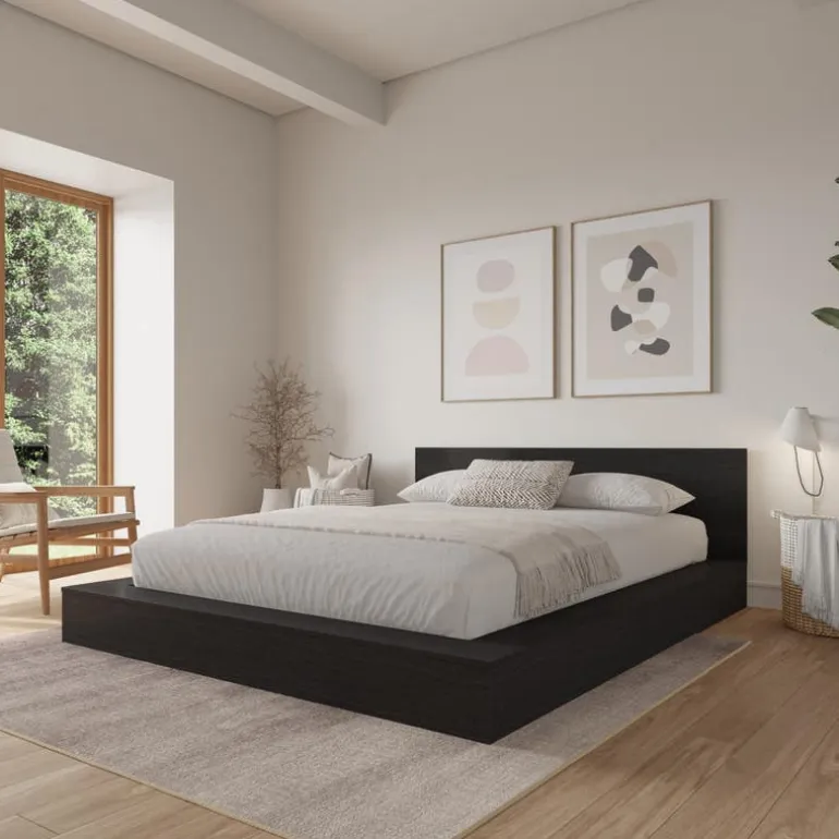 Queen Bed with Headboard (60") - Nexera
