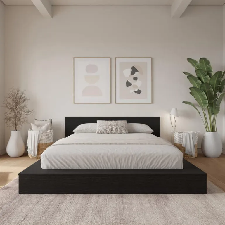 Queen Bed with Headboard (60") - Nexera