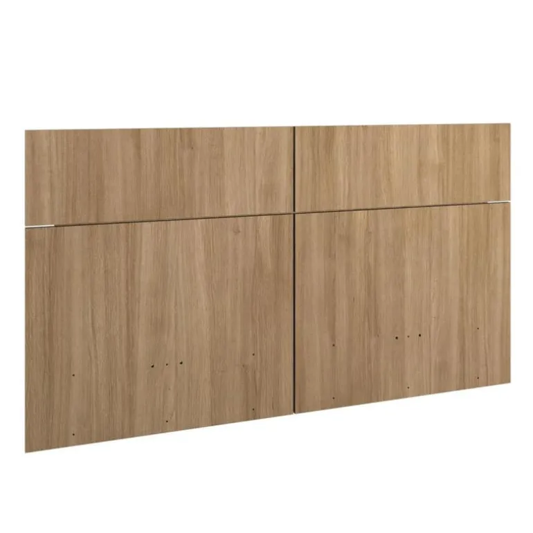 Queen Bed with Wall Units and Nightstands (60")