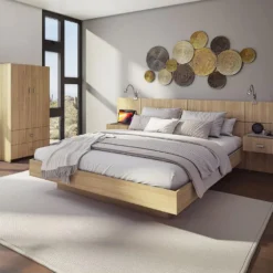 Queen Bedroom Set (60") - 5 pcs
