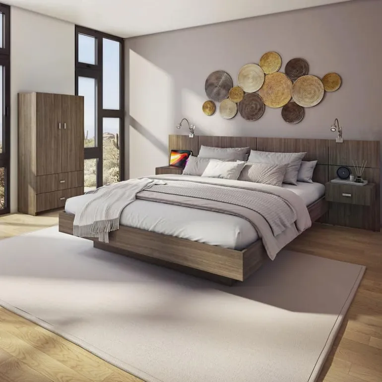 Queen Bedroom Set (60") - 5 pcs