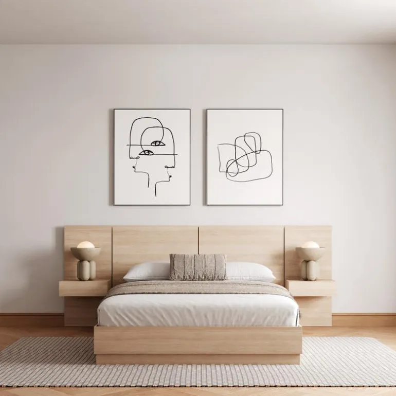 Queen Bedroom Set (60") - 4 pcs - Nexera