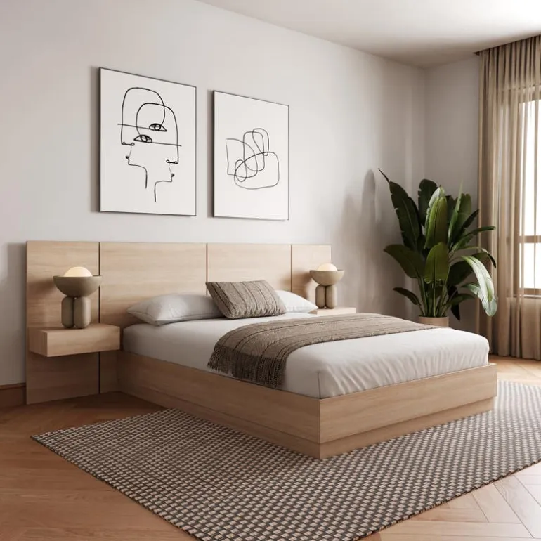 Queen Bedroom Set (60") - 4 pcs - Nexera