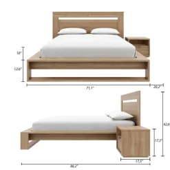 Queen Bedroom Set (60") - 3 pcs - Nexera