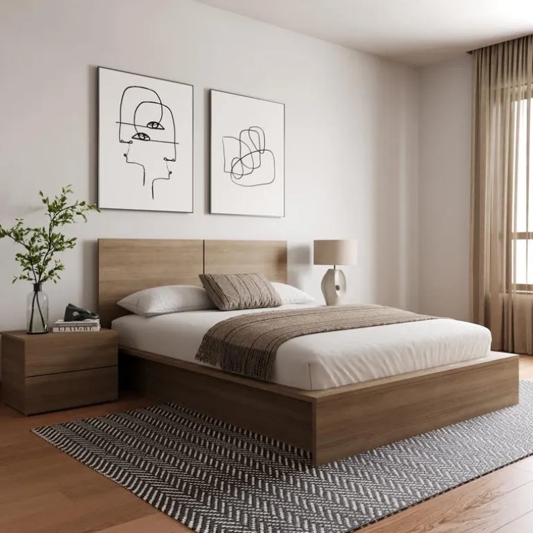 Queen Bedroom Set (60") - 4 pcs - Nexera