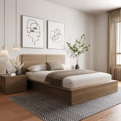 Queen Bedroom Set (60") - 3 pcs - Nexera