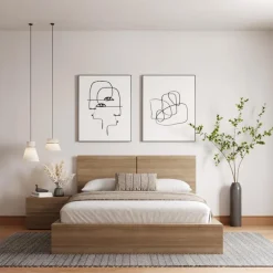 Queen Bedroom Set (60") - 3 pcs - Nexera