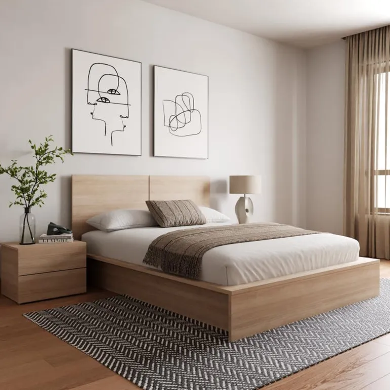 Queen Bedroom Set (60") - 4 pcs - Nexera