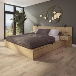 Queen Bedroom Set with 6-Drawer Storage (60