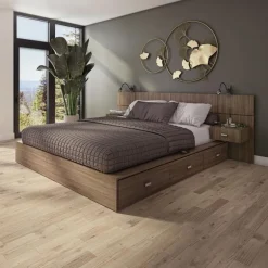 Queen Bedroom Set with 6-Drawer Storage (60") - 4 pcs