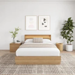 Queen Bedroom Set with Lighting (60