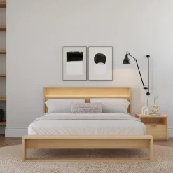 Queen Bedroom Set with Lighting (60