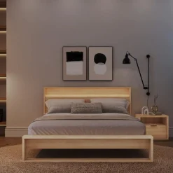 Queen Bedroom Set with Lighting (60