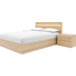 Queen Bedroom Set with Lighting (60