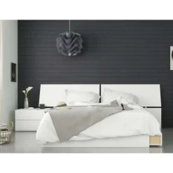 Queen Bedroom Set with Lighting (60") - 3 pcs - Nexera