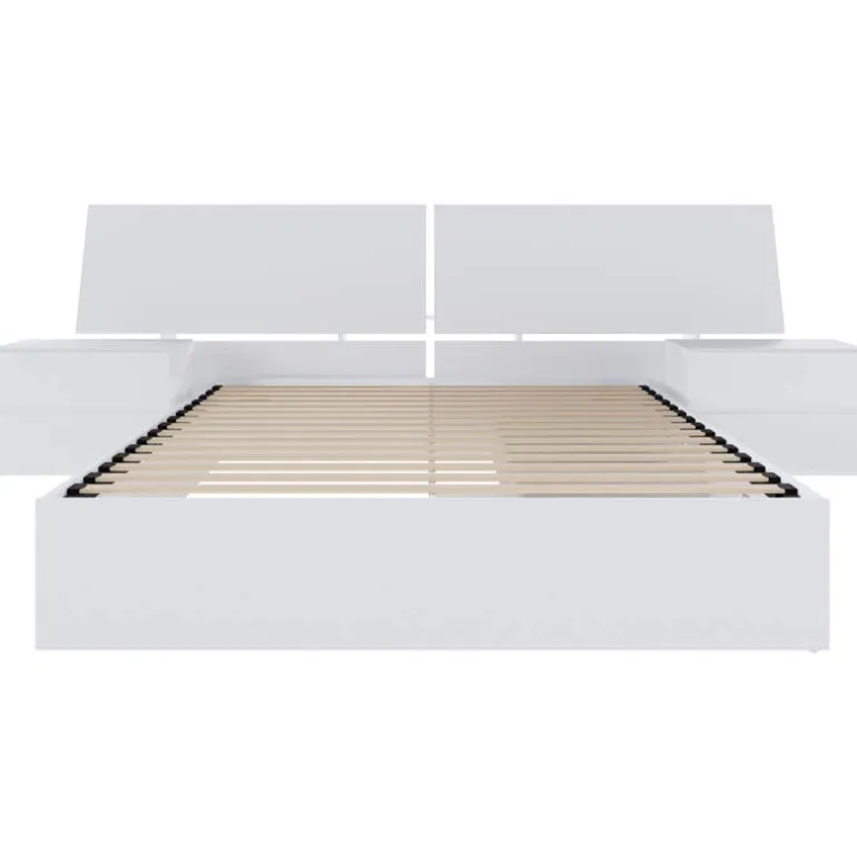 Queen 2-Drawer Storage Bedroom Set (60") - 4 pcs - Nexera