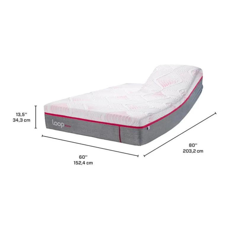 Queen Firm Split-Head Mattress-in-a-Box with Nano Pocket Coils - 60"