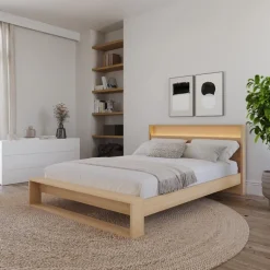 Queen Headboard with Integrated Lighting - Nexera