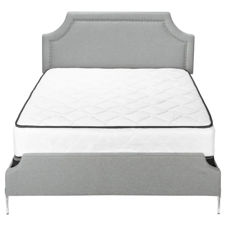 Queen Linen Bed with Headboard (60") - Monarch