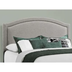 Queen Linen Bed with Headboard (60") - Monarch