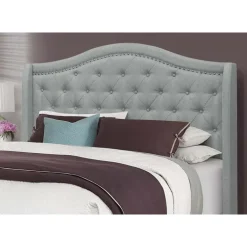 Queen Linen Bed with Headboard (60") - Monarch