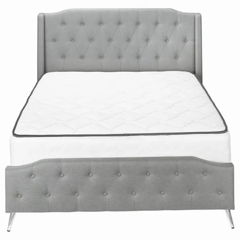 Queen Linen Bed with Headboard (60") - Monarch