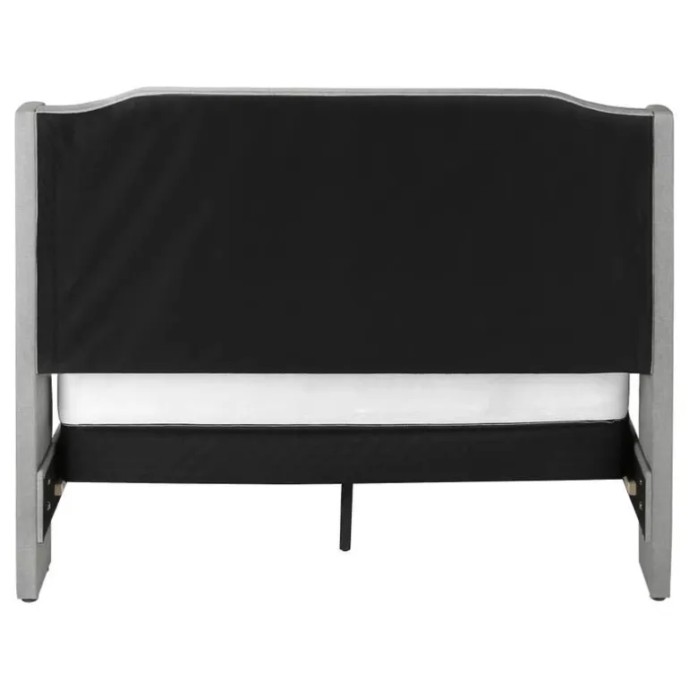 Queen Linen Bed with Headboard (60") - Monarch