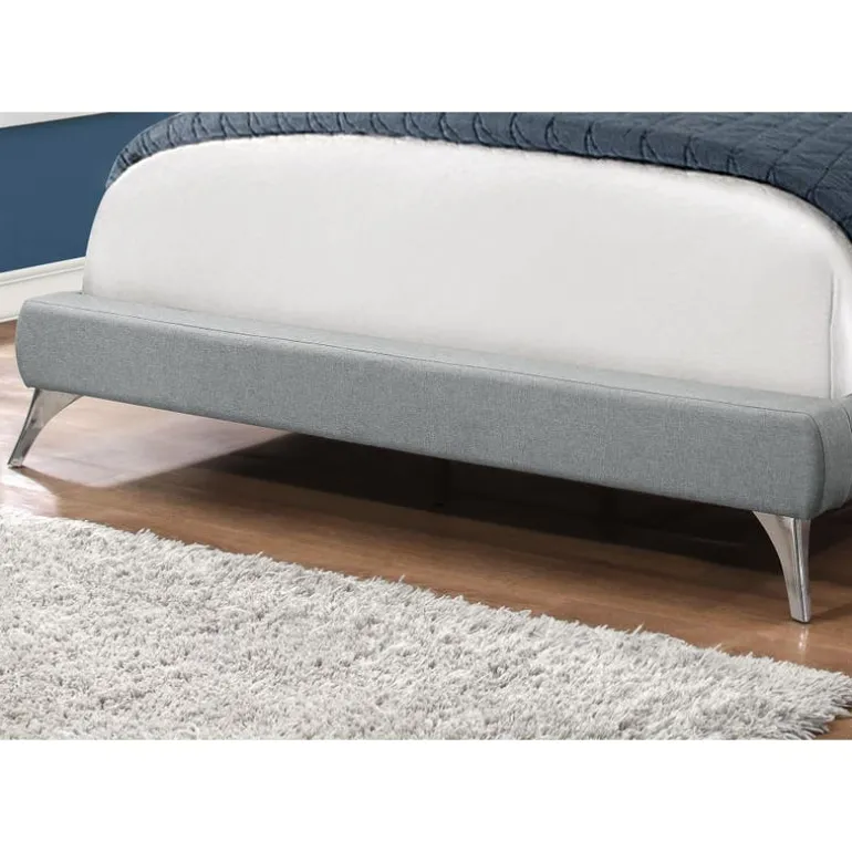 Queen Linen Bed with Headboard (60") - Monarch