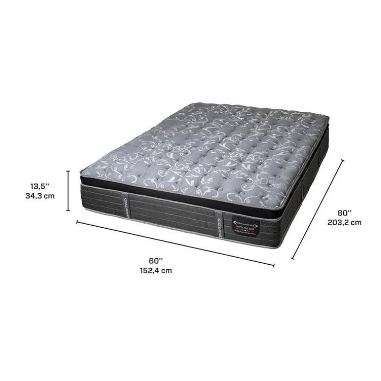Queen Medium-Firm Mattress with Pocket Coils - 60"
