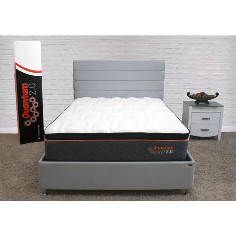 Queen Medium-Firm Mattress-in-a-Box with Pocket Coils- 60"