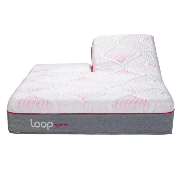Queen Medium-Firm Split-Head Hybrid Mattress-in-a-Box - 60"