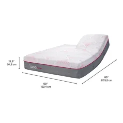 Queen Medium-Firm Split-Head Hybrid Mattress-in-a-Box - 60